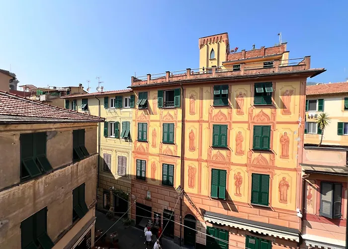 Апартаменты Casa Del Pozzo, 90 Mq, 2b 1b, Cozy Top-floor Ligurian Stay, No Lift, Steps From The Sea *